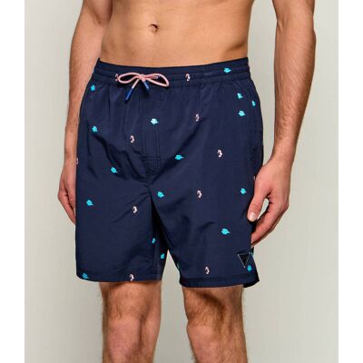 Guess Underwear Szorty kąpielowe Regular Fit granatowy M Guess Underwear Szorty kąpielowe Regular Fit granatowy M