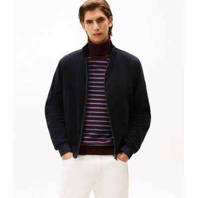 Tommy Hilfiger Kurtka HARRINGTON Regular Fit sztruks granatowy M Tommy Hilfiger Kurtka HARRINGTON Regular Fit sztruks granatowy M