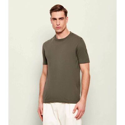 Oscar Jacobson Sweter Brian Slim Fit zielony S Oscar Jacobson Sweter Brian Slim Fit zielony S