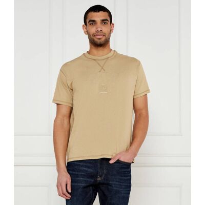 Tommy Jeans T-shirt Relaxed fit beżowy S Tommy Jeans T-shirt Relaxed fit beżowy S