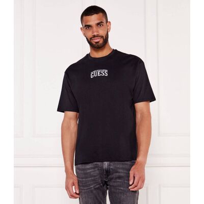 Guess T-shirt MIRROR Classic fit czarny XXL Guess T-shirt MIRROR Classic fit czarny XXL