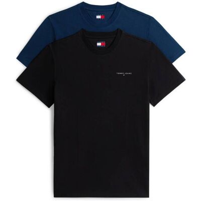 Tommy Jeans T-shirt 2-pack Slim Fit granatowy L Tommy Jeans T-shirt 2-pack Slim Fit granatowy L