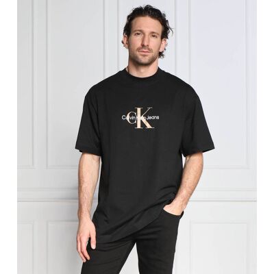Calvin Klein Jeans T-shirt Regular Fit czarny S Calvin Klein Jeans T-shirt Regular Fit czarny S