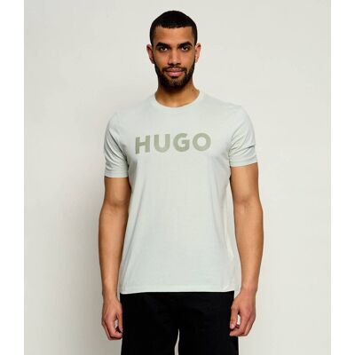 HUGO T-shirt Dulivio Regular Fit miętowy M HUGO T-shirt Dulivio Regular Fit miętowy M