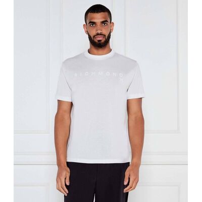 Richmond X T-shirt Patum Regular Fit pima biały XXL Richmond X T-shirt Patum Regular Fit pima biały XXL