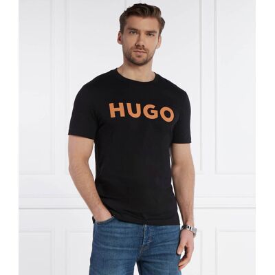 HUGO T-shirt Dulivio Regular Fit czarny XS HUGO T-shirt Dulivio Regular Fit czarny XS