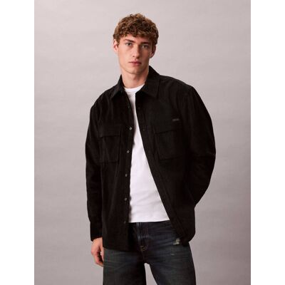 Calvin Klein Jeans Koszula Relaxed fit sztruks czarny XXL Calvin Klein Jeans Koszula Relaxed fit sztruks czarny XXL