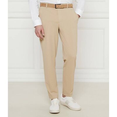 Boss BLACK Spodnie chino P-Perin-J-EL-WG-252 Slim Fit beżowy 50 Boss BLACK Spodnie chino P-Perin-J-EL-WG-252 Slim Fit beżowy 50