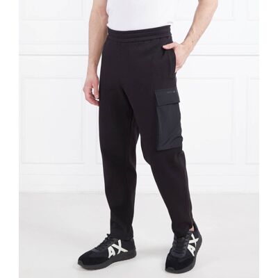 Giorgio Armani Exchange Spodnie dresowe Regular Fit czarny M Giorgio Armani Exchange Spodnie dresowe Regular Fit czarny M
