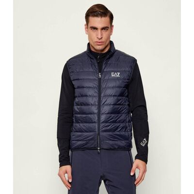 EA7 Puchowy bezrękawnik Regular Fit granatowy XXL EA7 Puchowy bezrękawnik Regular Fit granatowy XXL
