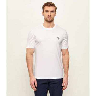 US Polo ASSN T-shirt Regular Fit biały L US Polo ASSN T-shirt Regular Fit biały L