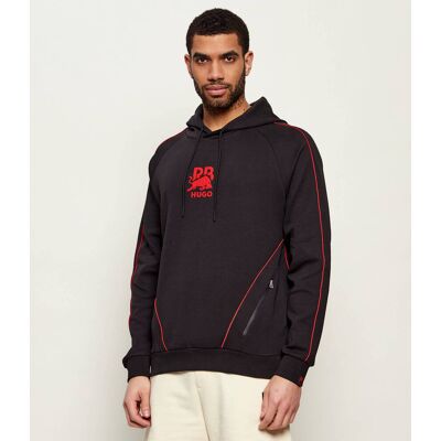 HUGO Bluza Dofrentis_RB HUGO x Racing Bulls Relaxed fit czarny S HUGO Bluza Dofrentis_RB HUGO x Racing Bulls Relaxed fit czarny S