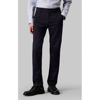 Calvin Klein Spodnie chino Slim Fit stretch granatowy 30/32 Calvin Klein Spodnie chino Slim Fit stretch granatowy 30/32