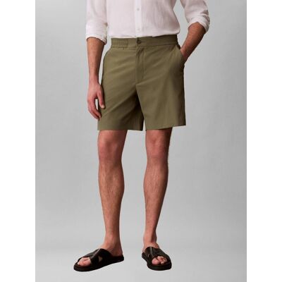 Calvin Klein Szorty chino Straight fit zielony 32 Calvin Klein Szorty chino Straight fit zielony 32