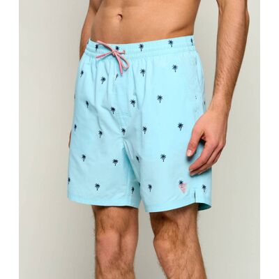 Guess Underwear Szorty kąpielowe Regular Fit błękitny M Guess Underwear Szorty kąpielowe Regular Fit błękitny M