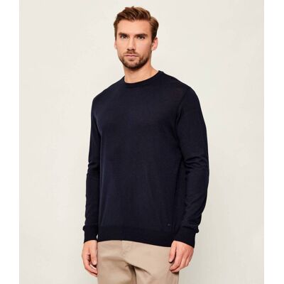 Paul&Shark; Wełniany sweter Regular Fit granatowy L Paul&Shark; Wełniany sweter Regular Fit granatowy L