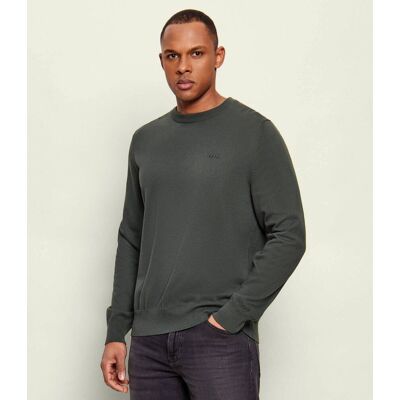 Boss BLACK Sweter Upacas-L Regular Fit zielony S Boss BLACK Sweter Upacas-L Regular Fit zielony S
