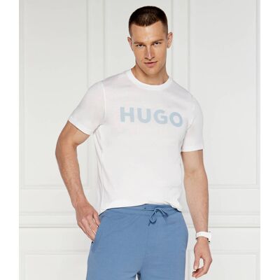 HUGO T-shirt Dulivio_U242 Regular Fit biały XS HUGO T-shirt Dulivio_U242 Regular Fit biały XS