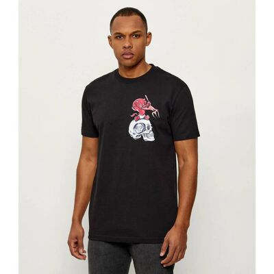 Philipp Plein T-shirt Baby Devil Regular Fit czarny XXL Philipp Plein T-shirt Baby Devil Regular Fit czarny XXL