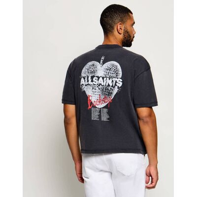 AllSaints T-shirt Reflect Relaxed fit czarny L AllSaints T-shirt Reflect Relaxed fit czarny L