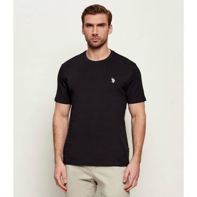US Polo ASSN T-shirt Regular Fit czarny L US Polo ASSN T-shirt Regular Fit czarny L