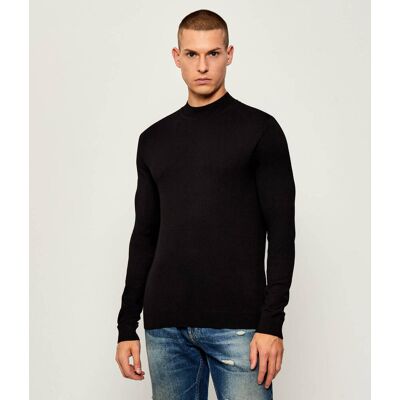 HUGO Sweter San Marc-CV Slim Fit czarny M HUGO Sweter San Marc-CV Slim Fit czarny M