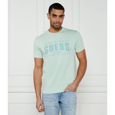 Guess T-shirt Regular Fit miętowy L Guess T-shirt Regular Fit miętowy L