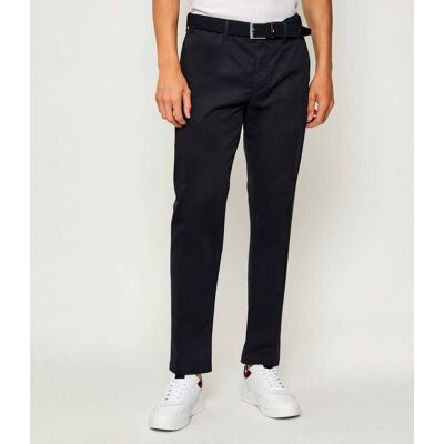 Tommy Hilfiger Spodnie chino Bleecker Slim Fit granatowy 38/34 Tommy Hilfiger Spodnie chino Bleecker Slim Fit granatowy 38/34