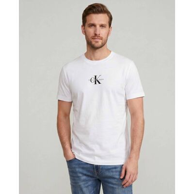 Calvin Klein Jeans T-shirt Regular Fit biały L Calvin Klein Jeans T-shirt Regular Fit biały L