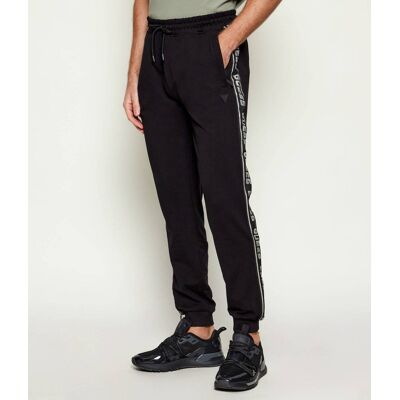 Guess ACTIVE Spodnie dresowe NEW ARLO Regular Fit czarny XL Guess ACTIVE Spodnie dresowe NEW ARLO Regular Fit czarny XL