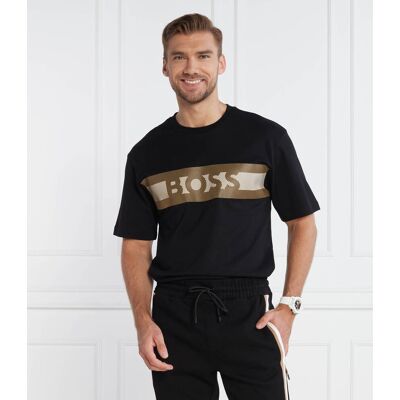 Boss BLACK T-shirt Tessin Comfort fit czarny L Boss BLACK T-shirt Tessin Comfort fit czarny L