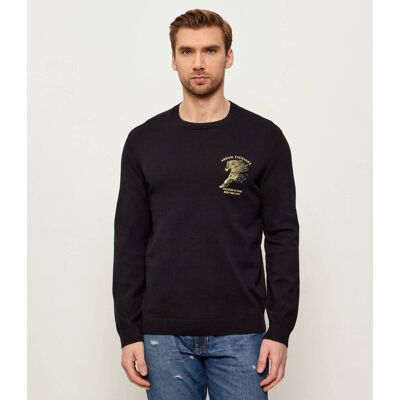 Giorgio Armani Exchange Sweter Regular Fit czarny XXL Giorgio Armani Exchange Sweter Regular Fit czarny XXL