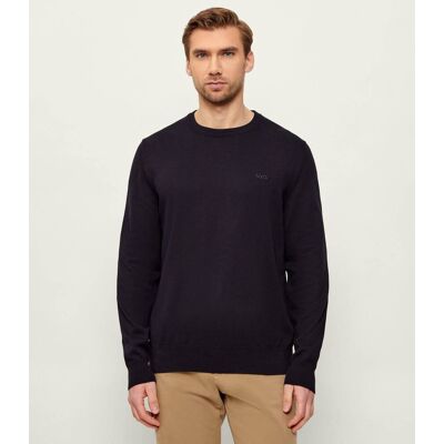 Boss BLACK Sweter Upacas-L Regular Fit granatowy M Boss BLACK Sweter Upacas-L Regular Fit granatowy M