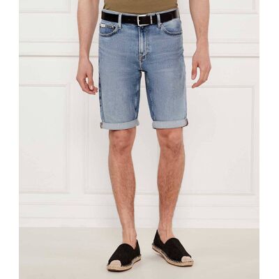 Calvin Klein Jeans Jeansowe szorty Slim Fit niebieski 38 Calvin Klein Jeans Jeansowe szorty Slim Fit niebieski 38