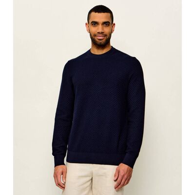 Boss BLACK Sweter H-Lofranco Regular Fit granatowy M Boss BLACK Sweter H-Lofranco Regular Fit granatowy M
