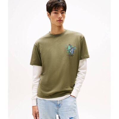 Tommy Jeans T-shirt Relaxed fit zielony M Tommy Jeans T-shirt Relaxed fit zielony M