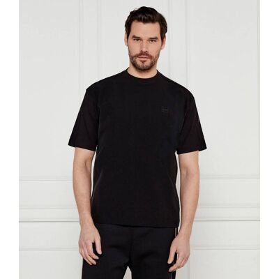 Boss ORANGE T-shirt Te_nylonfront Relaxed fit czarny M Boss ORANGE T-shirt Te_nylonfront Relaxed fit czarny M