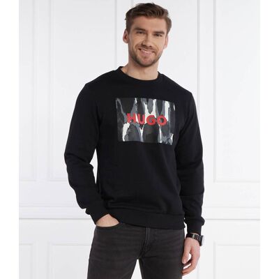 HUGO Bluza Duragol_U242 Regular Fit czarny S HUGO Bluza Duragol_U242 Regular Fit czarny S