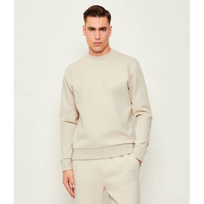Boss GREEN Bluza Salbo Regular Fit beżowy XXL Boss GREEN Bluza Salbo Regular Fit beżowy XXL