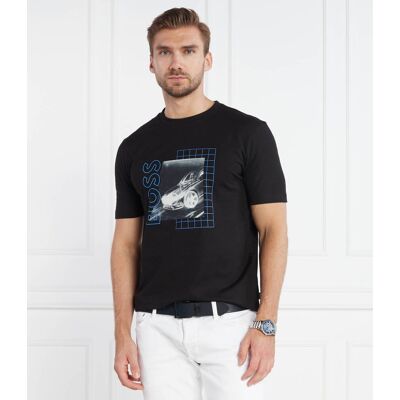 Boss BLACK T-shirt Tiburt Regular Fit czarny XL Boss BLACK T-shirt Tiburt Regular Fit czarny XL
