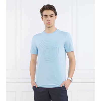Boss GREEN T-shirt Tee 12 Regular Fit błękitny L Boss GREEN T-shirt Tee 12 Regular Fit błękitny L