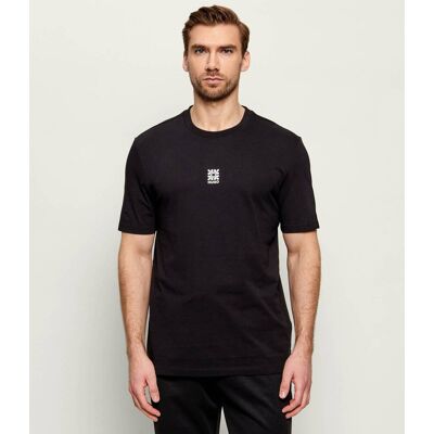 HUGO T-shirt Darusi Regular Fit czarny L HUGO T-shirt Darusi Regular Fit czarny L