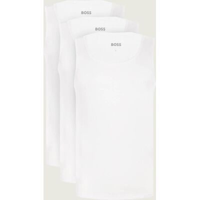 Boss Bodywear Tank top 3-pack RibClassic Regular Fit biały XL Boss Bodywear Tank top 3-pack RibClassic Regular Fit biały XL