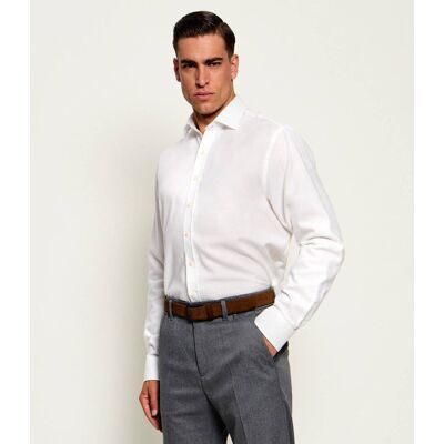 Oscar Jacobson Koszula Regular Fit biały 40 Oscar Jacobson Koszula Regular Fit biały 40