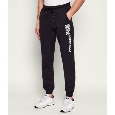 Karl Lagerfeld Jeans Spodnie dresowe Slim Fit czarny XXL Karl Lagerfeld Jeans Spodnie dresowe Slim Fit czarny XXL