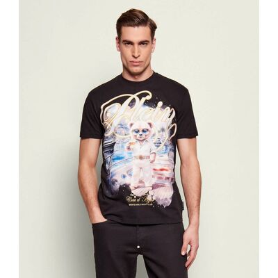 Philipp Plein T-shirt Teddy Bear Regular Fit czarny XXXL Philipp Plein T-shirt Teddy Bear Regular Fit czarny XXXL