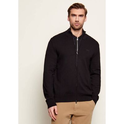Boss BLACK Sweter Upalano-L Regular Fit czarny L Boss BLACK Sweter Upalano-L Regular Fit czarny L