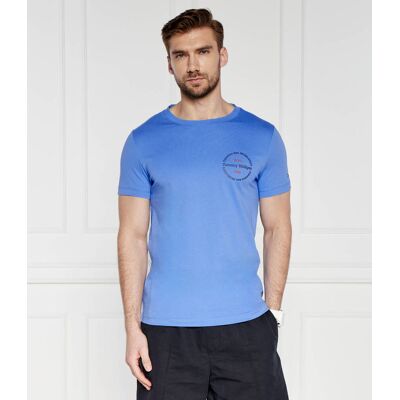 Tommy Hilfiger T-shirt Slim Fit niebieski XL Tommy Hilfiger T-shirt Slim Fit niebieski XL
