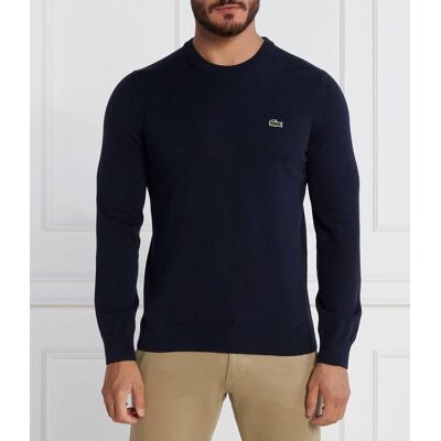 Lacoste Sweter Regular Fit granatowy XXXL Lacoste Sweter Regular Fit granatowy XXXL