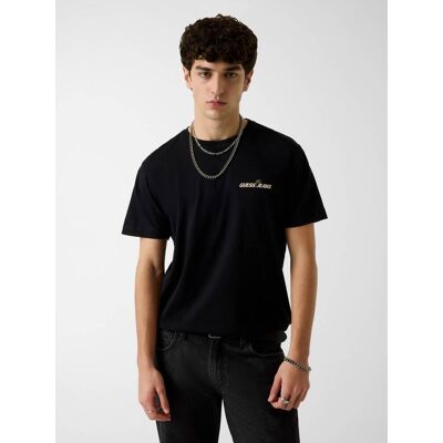Guess Jeans T-shirt WEST COAST HOTEL Regular Fit czarny L Guess Jeans T-shirt WEST COAST HOTEL Regular Fit czarny L